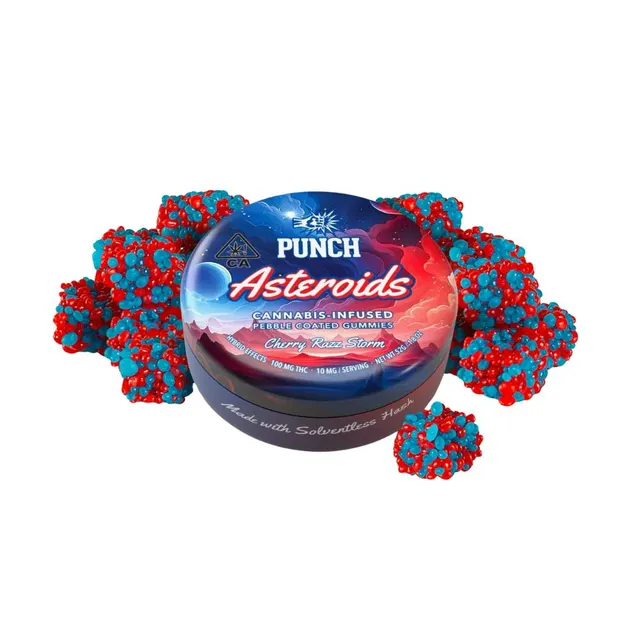 Punch | Cherry Razz Storm | Hybrid | Asteroids | 100mg