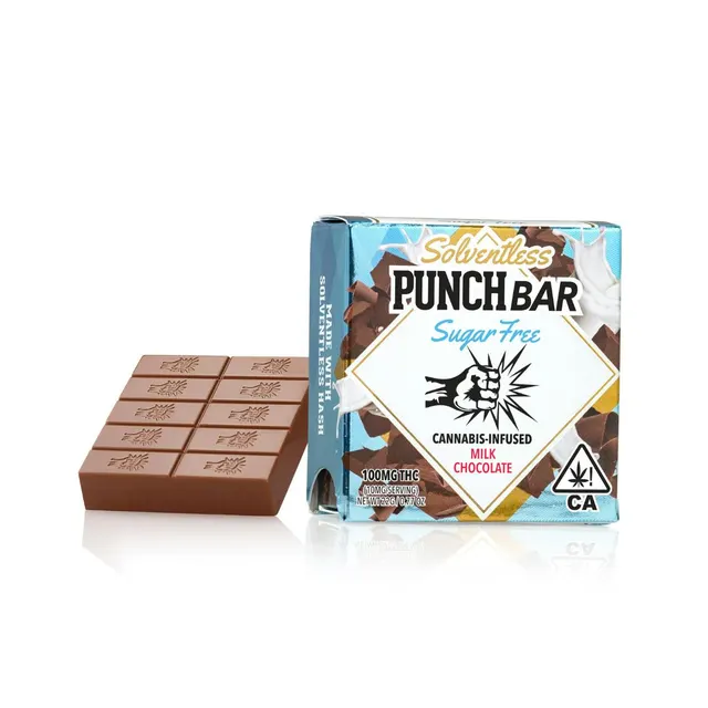 Punch | Milk Chocolate Sugar Free | Hybrid | PunchBar | 100mg