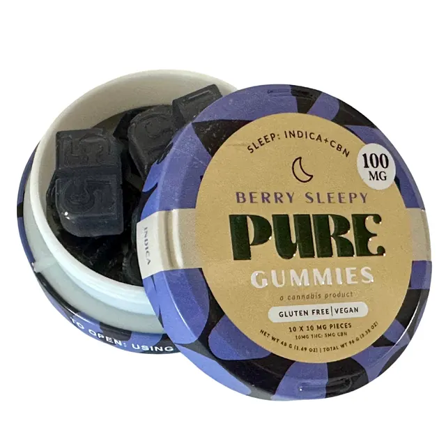 Berry Sleepy Gummies (2:1 THC:CBN) 10pk