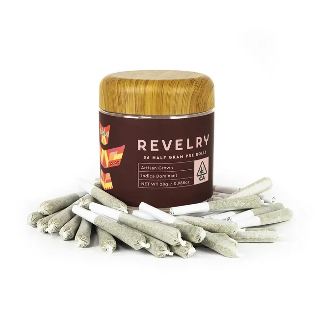 Revelry Herb Co | Cherry OG | Mini Pre-Rolls | 0.5g each | 56pk