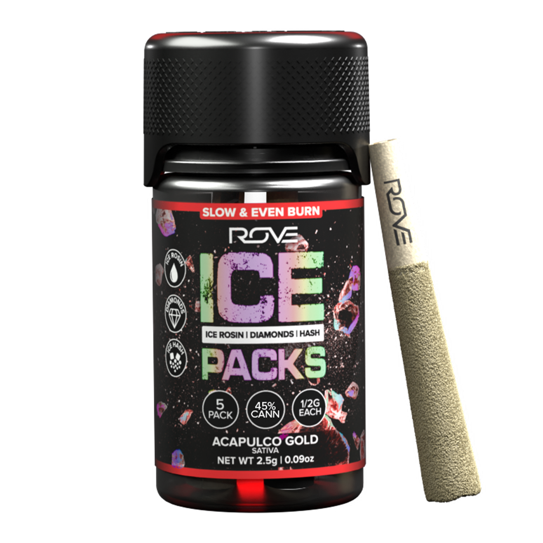 Acapulco Gold | Infused Ice Packs (Rosin, Hash, and Diamonds) | 5x 0.5g