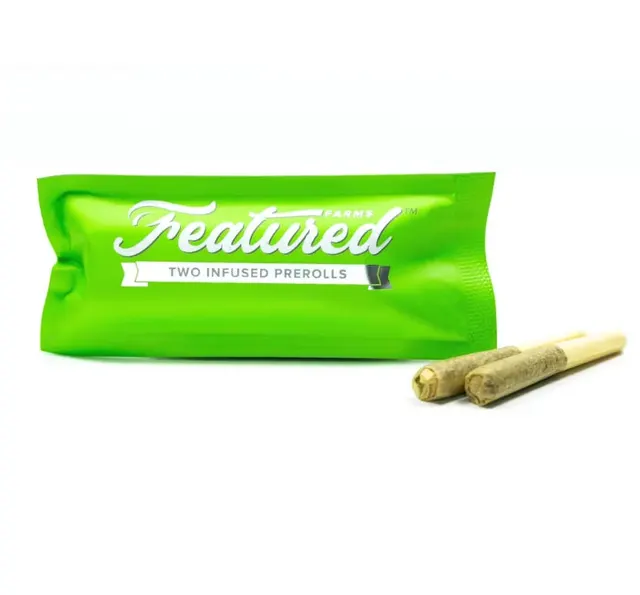 Featured Farms | Infused Prerolls 2pk | Pineapple Express | 1.0g