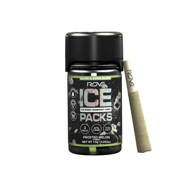 Frosted Melon - Infused Ice Packs (Rosin, Hash, and Diamonds) [3x 0.5g]