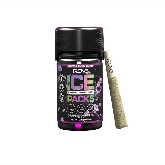 Rove Grape Stomper OG - Infused Ice Packs 3x .5g