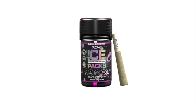 Rove - Ice Packs - Infused Prerolls 5pk - Kiwi Kush (I) (2.5g)