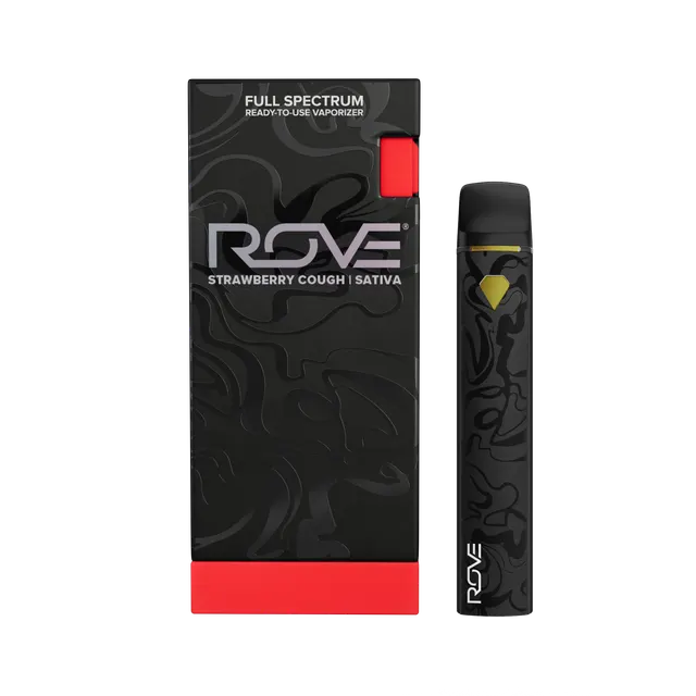 Rove Strawberry Cough Melted Diamond Live Resin Vaporizer 1g (Ready-To-Use)