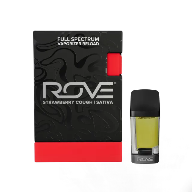 Rove Strawberry Cough Melted Diamond Live Resin Vaporizer 1g (Reload)