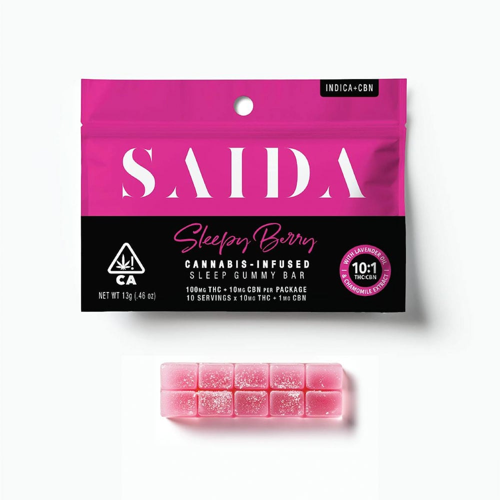 Gummy Bar 10pk [100mg] Tropical Blue Razz