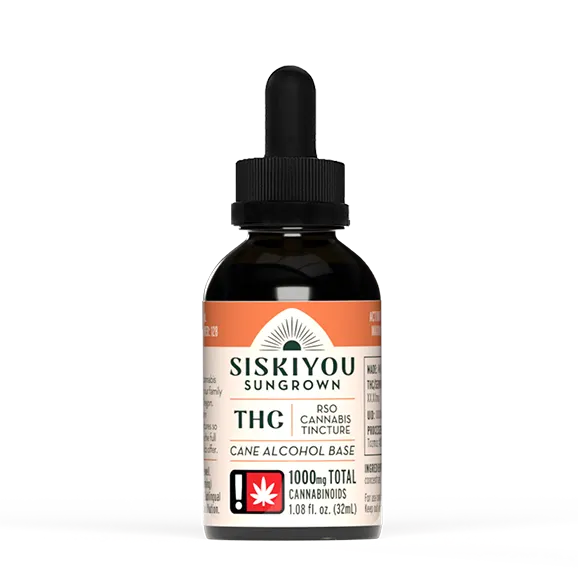 THC Alcohol Cannabis Tincture