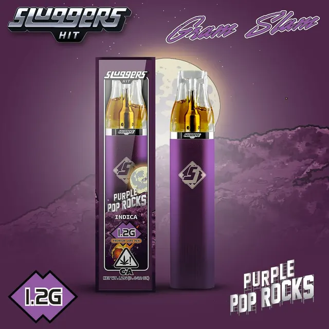 Sluggers - AIO Vape - 1.2g - Purple Pop Rocks