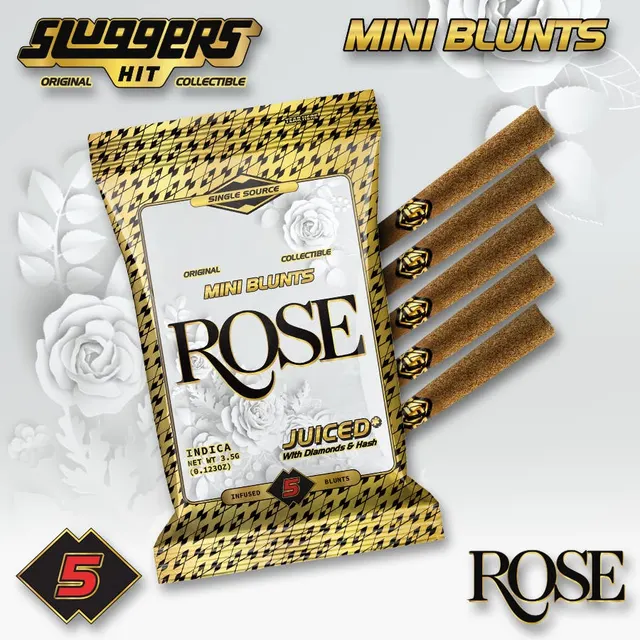 Sluggers - Infused Mini Blunts - 3.5g 5pk - Rose