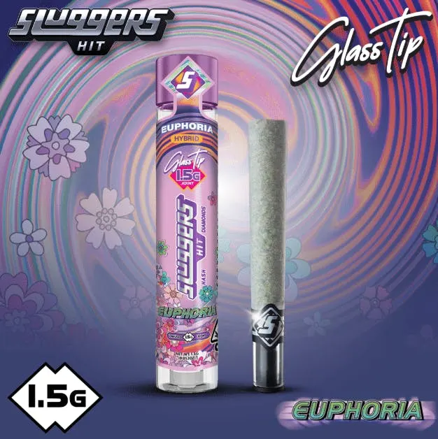 Sluggers - Infused Preroll - 1.5g Glasstip- Euphoria