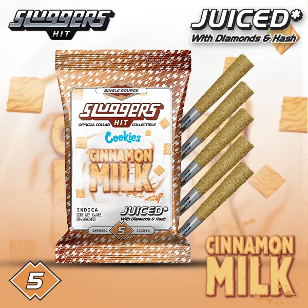 Sluggers - Infused Preroll - 3.5g 5pk - Cinnamon Milk