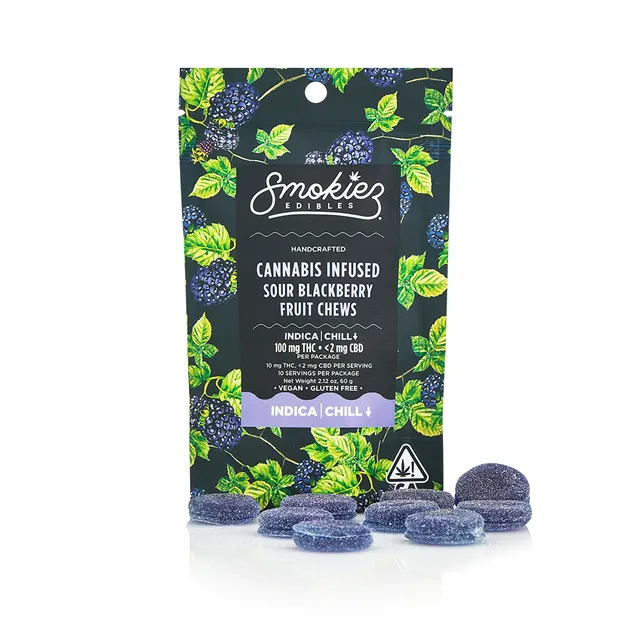 Sour Blackberry - Indica [10pk] (100mg)
