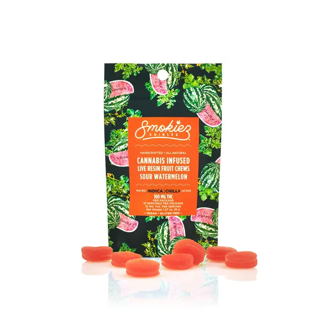 Smokiez - Sour Live Resin Indica - Watermelon