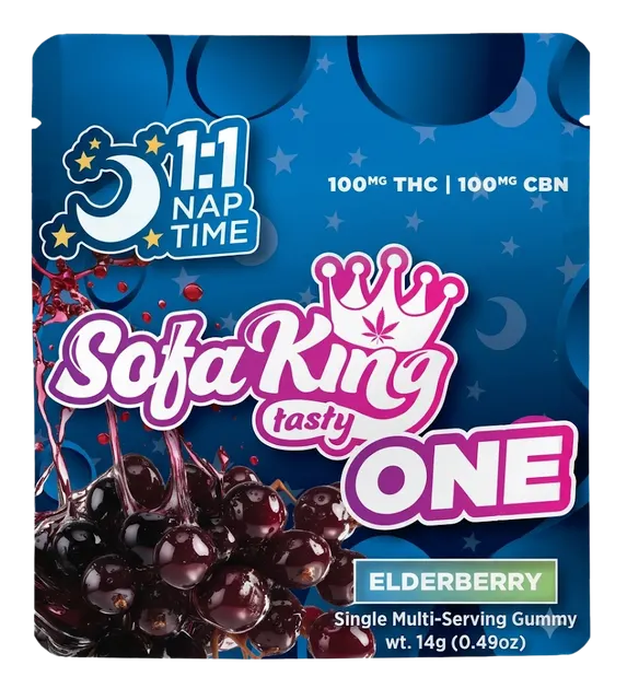 Sofa King - Gummies One - Elderberry 1:1 CBN (100mg)