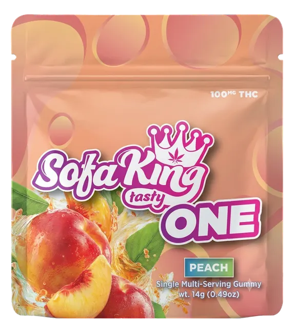Sofa King - Gummies One - Peach (H) (100mg)