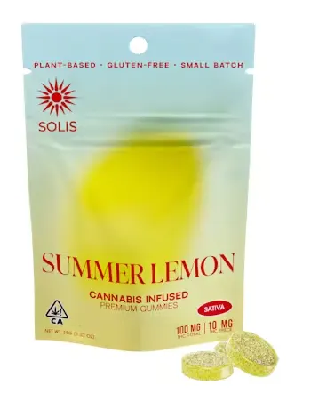Summer Lemon [S] | 20mg 2pk Gummies | Solis