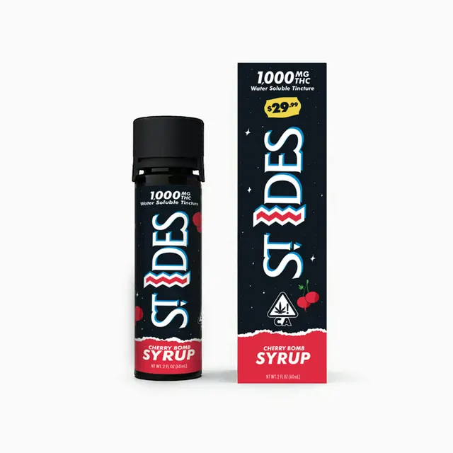 Cherry Bomb Syrup | Tincture | 1000mg THC | 2 fl oz