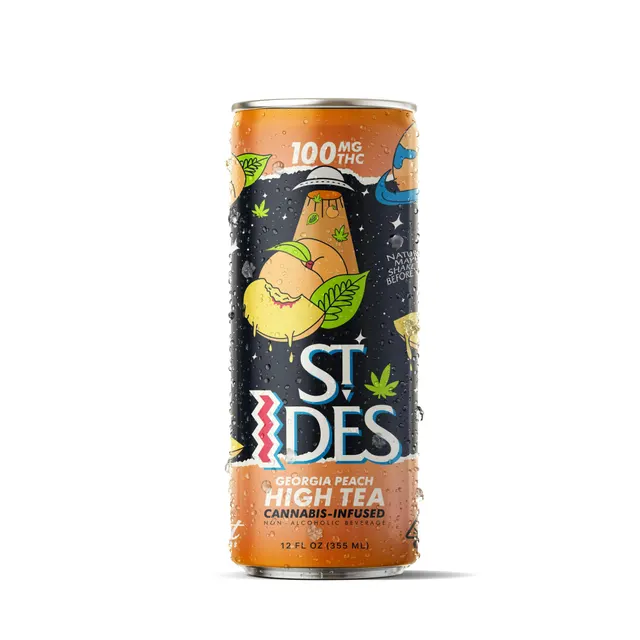 Georgia Peach High Tea | Non-Carbonated | 100mg | 12 fl oz