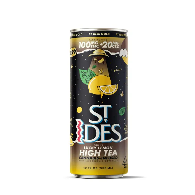 Lucky Lemon High Tea | Non-Carbonated | THC:CBG 100mg:20mg | 12 fl oz