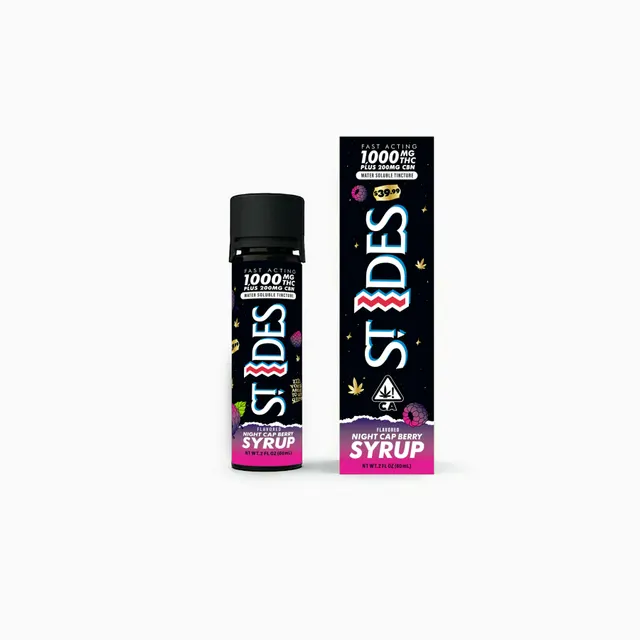 Night Cap Berry Syrup | Tincture | THC:CBN 1000mg:200mg | 2 fl oz