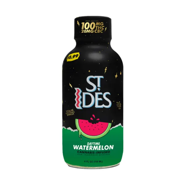 St Ides Shot Watermelon 5:1 THC:CBC 4oz 120mg