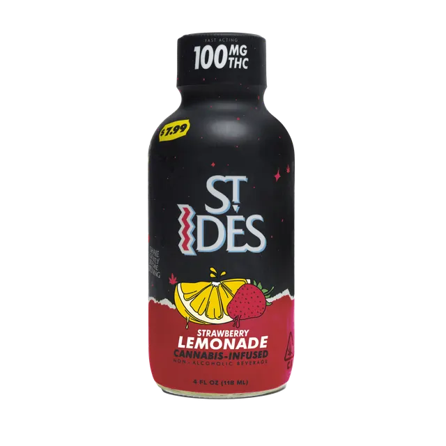 Strawberry Lemonade | Non-Carbonated | 100mg | 4 fl oz