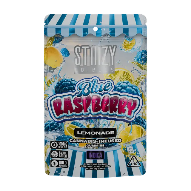 BLUE RASPBERRY LEMONADE GUMMIES 100MG STIIIZY M{55} N{184}
