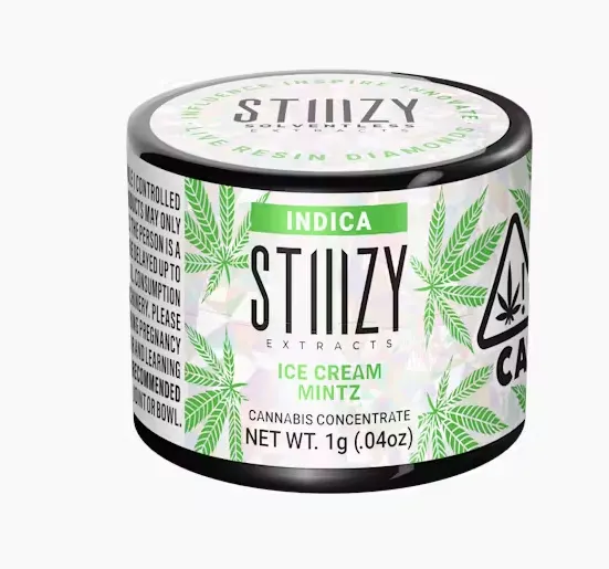 Stiiizy Ice Cream Mintz Live Resin Diamonds 1g