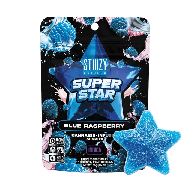 SUPER STAR Edibles - Blue Raspberry
