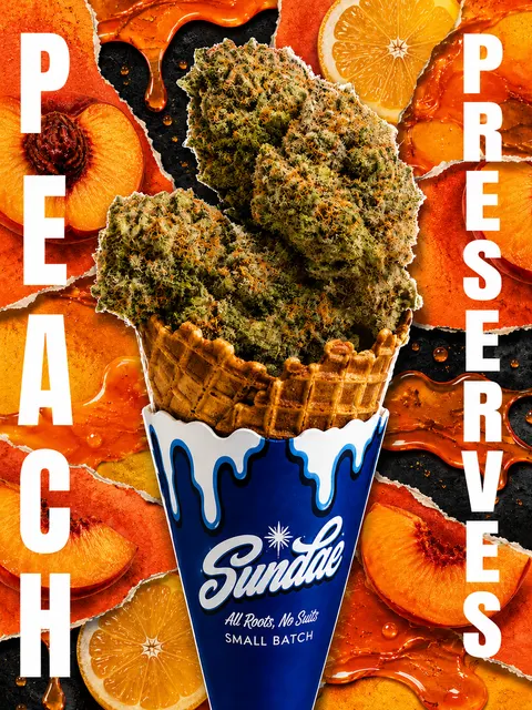 Sundae Co. Peach Preserves (H) Flower 3.5g