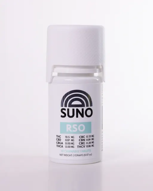 SUNO - Tablets 10pk RSO (100mg THC)