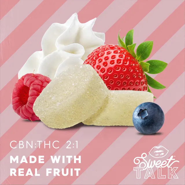 Berries & Cream Slumber Gummies (1:2 THC:CBN) 10pk