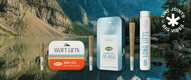 Swift Lifts 2.5g 5pk Pre-rolls (Modified Banana)
