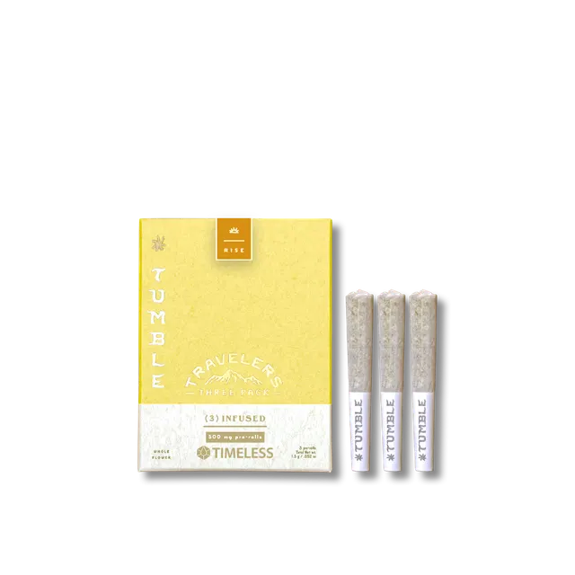 Timeless - Tumble Travelers - Infused Prerolls 3pk - Jurassic Haze (S)