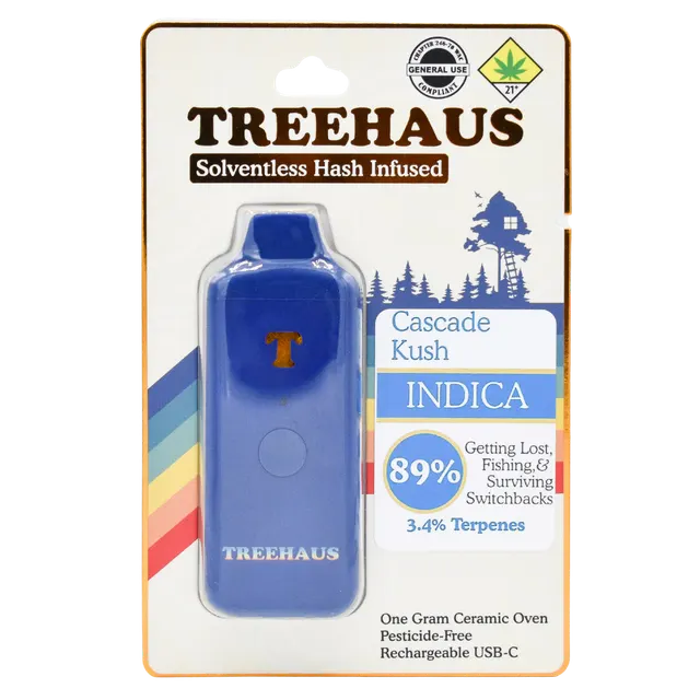 Treehaus - Cascade Kush Hash Rosin Disposable