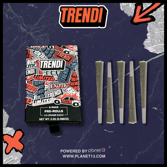 Trendi Ice Cream Cone .5g Preroll 5pk