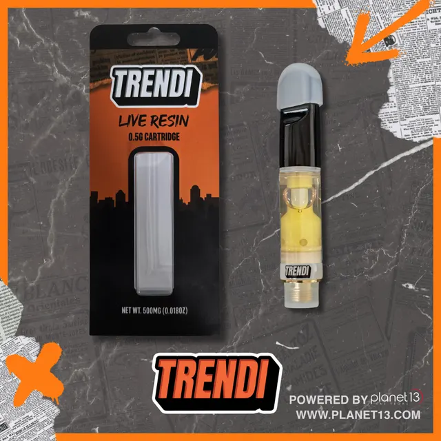 TRENDI Super Red Runtz .5g Live Resin Vape Cartridge