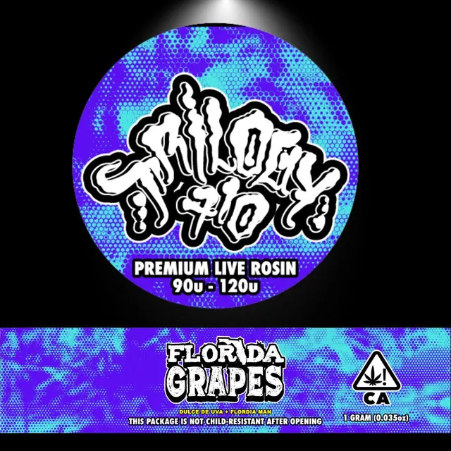 Florida Grapes | Solventless | Rosin | 1g