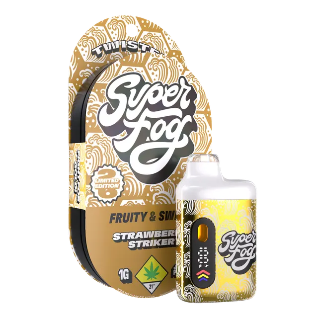 Strawberry Striker [DOH] FC Limited Edition Disposable - TWISTED by Super Fog