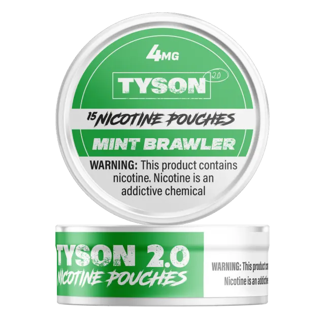 Tyson 2.0 Nicotine Pouches 5 Pack – Mint Brawler
