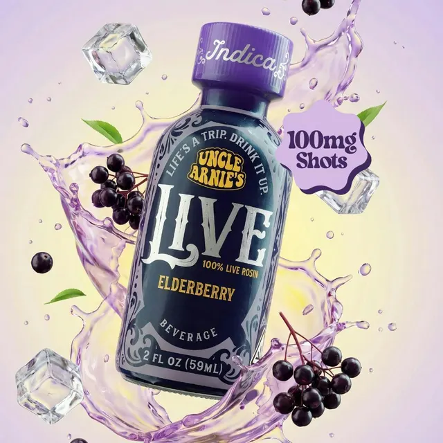 Elderberry 100% Live Rosin | Non-Carbonated | 100mg | 2oz