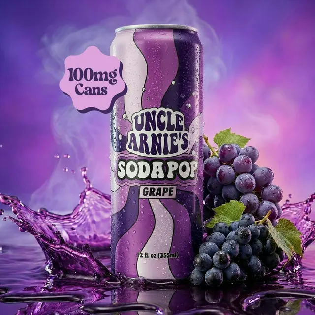 Grape Soda Pop | Carbonated | 100mg | 12oz