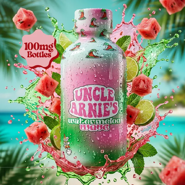 Uncle Arnie's 8oz 100mg Watermelon Wave