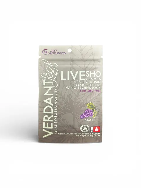Grape Live Rosin Gummy | 100mg