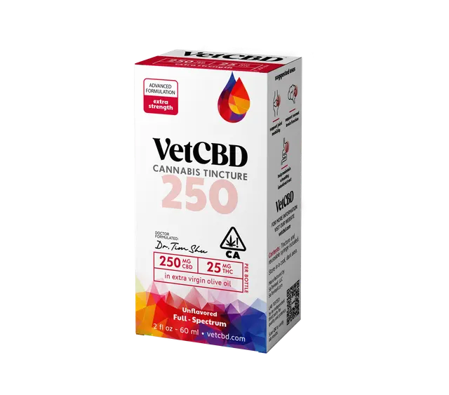 VetCBD, Extra Strength 10:1 Tincture, 250mg, 2oz