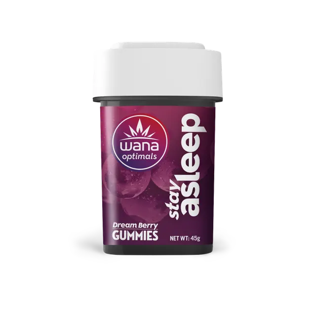 Wana - Gummies 4:2:1:1 - Stay Asleep Dream Berry (H) (200mg CBD/100mg THC/50mg CBN/CBG)