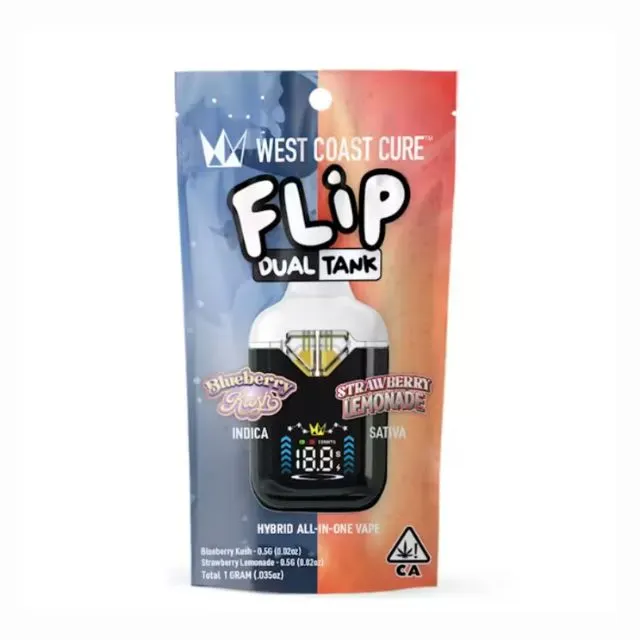 Blueberry Kush x Strawberry Lemonade 1g Aio Flip Curebar