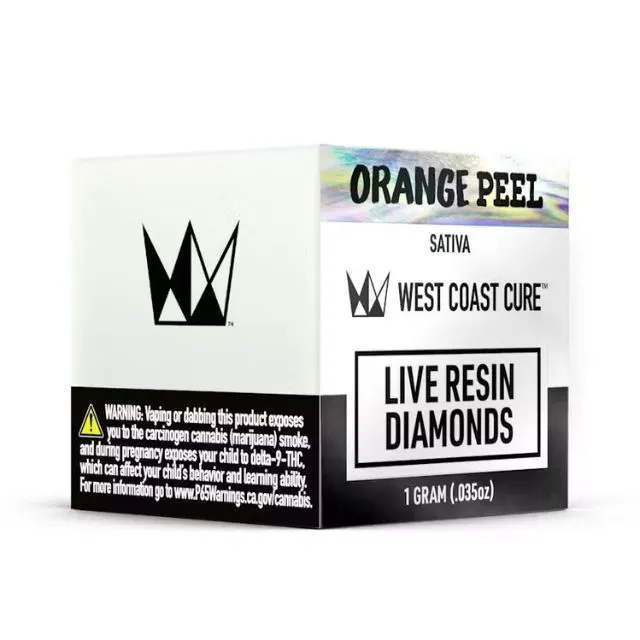 Orange Peel 1g Live Resin Diamonds